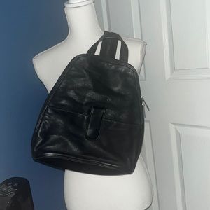 Women’s black backpack